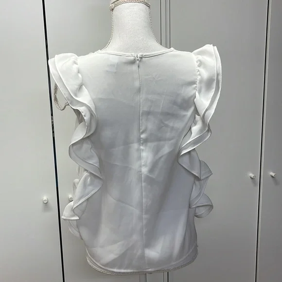 Another story sleeveless top with ruffles size s excellent condition - Picture 4 of 5